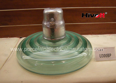 High Voltage Glass Insulators , Cap And Pin Power Line Glass Insulators U300BP