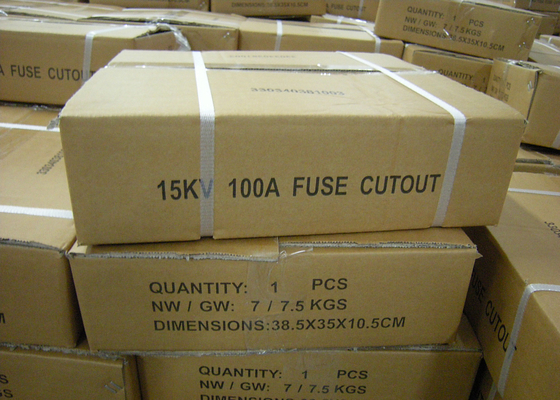 قطع فیوز 15KV برای توزیع برق طولانی مدت با فاصله 600mm